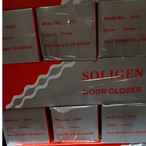 DOOR CLOSER SILVER SOLIGEN/ALAT PENAHAN PINTU OTOMATIS/OPEN PENUTUP PINTU OTOMATIS BERKUALITAS HIGH QUALITY