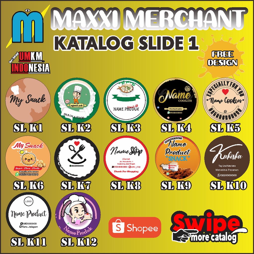 

cetak stiker label makanan seal box cetak stiker label kromo thank you chromo custom persegi bulat
