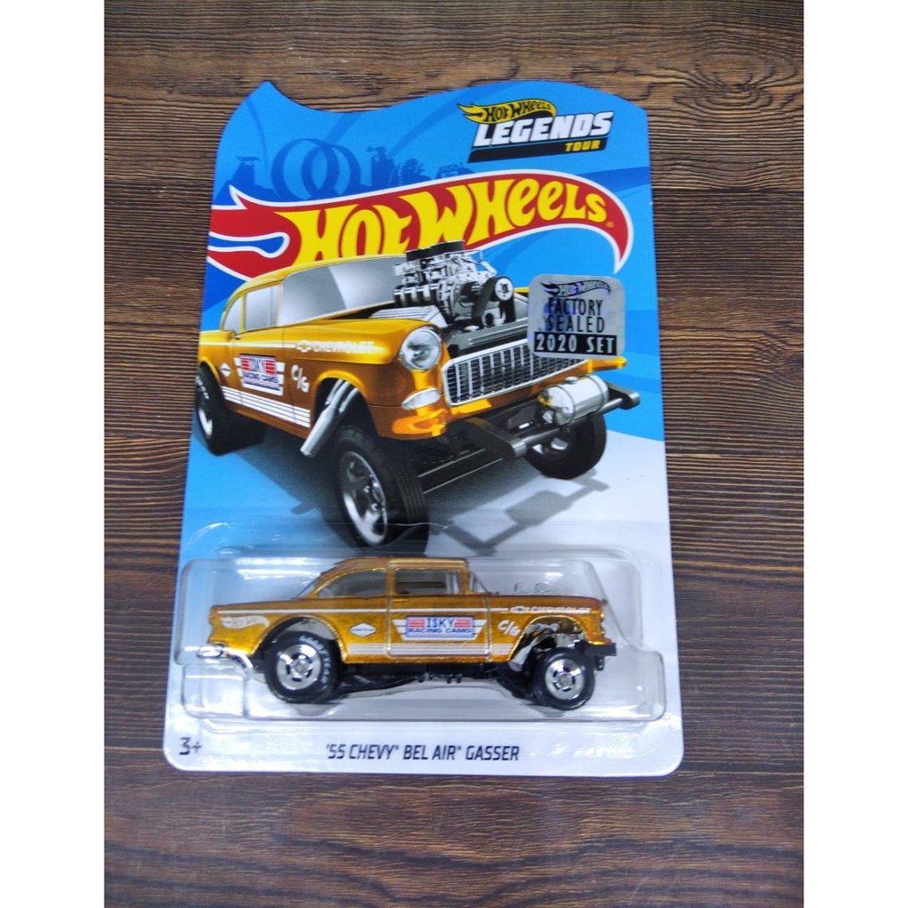 Hot Wheels 55 Chevy Bel Air Gasser GOLD HW Legends Tour FS 2020 Hotwheels Factory Sealed