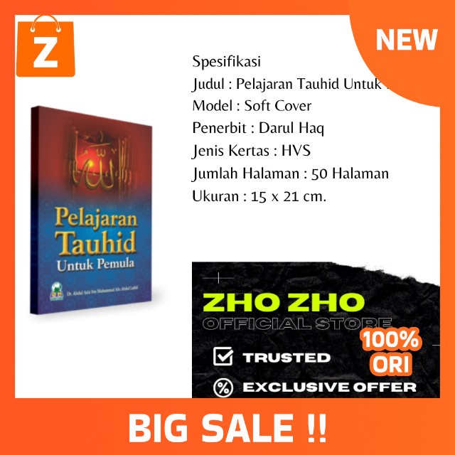 Buku Pelajaran Tauhid Untuk Pemula Darul Haq