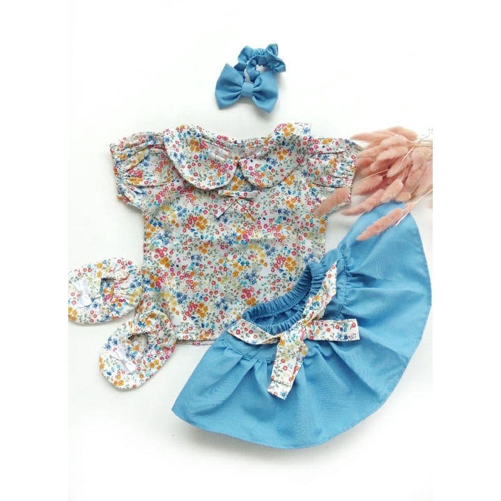 HAMPERS LAHIRAN GEMPITA / AUDREY / EUN JI gift set lahiran bayi kado baju bayi anak perempuan cewek terlaris lucu-kuning FLORIDA