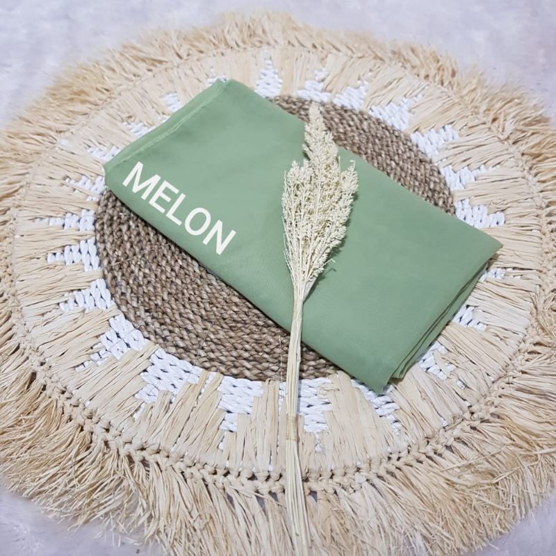 part1 BELLA SQUARE pollycotton premium-Melon