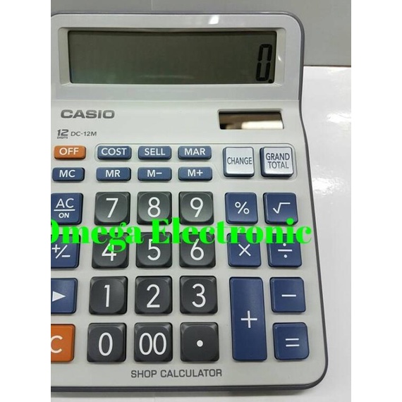 

➼ Calculator Casio DC-12M Kalkulator Toko Shop Desktop 12 Digits ✪