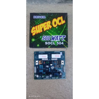 kit driver power amplifier super ocl 504 mono