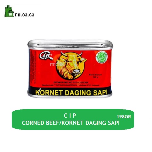 CIP Kornet Daging Sapi / Corned Beef 198 Gram