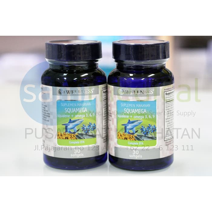 Medica - Supplement WELLNESS SQUAMEGA   Squalene   Omega 3 6 9  30