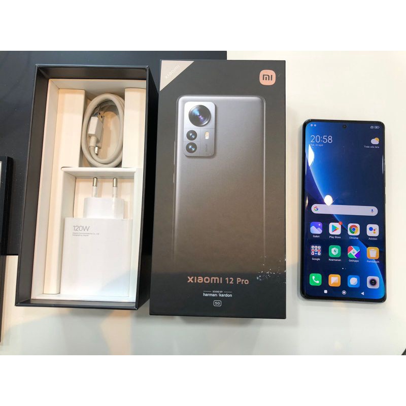 xiaomi 12 pro 12/256 second garansi on