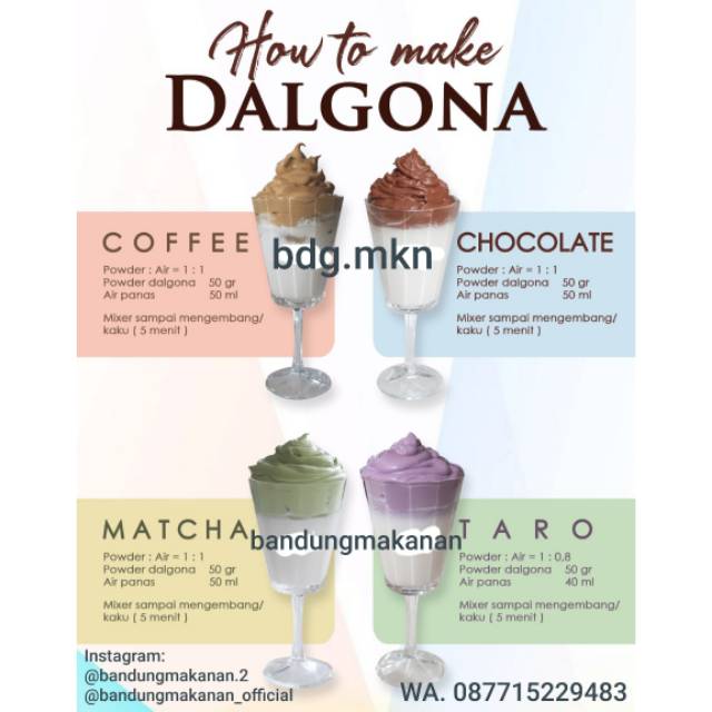 

Dalgona series 1kg