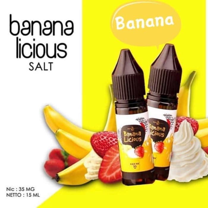 LIQUID PODS FRIENDLY BANANALICIOUS SALT 15ML 35MG BANANA LICIOUS