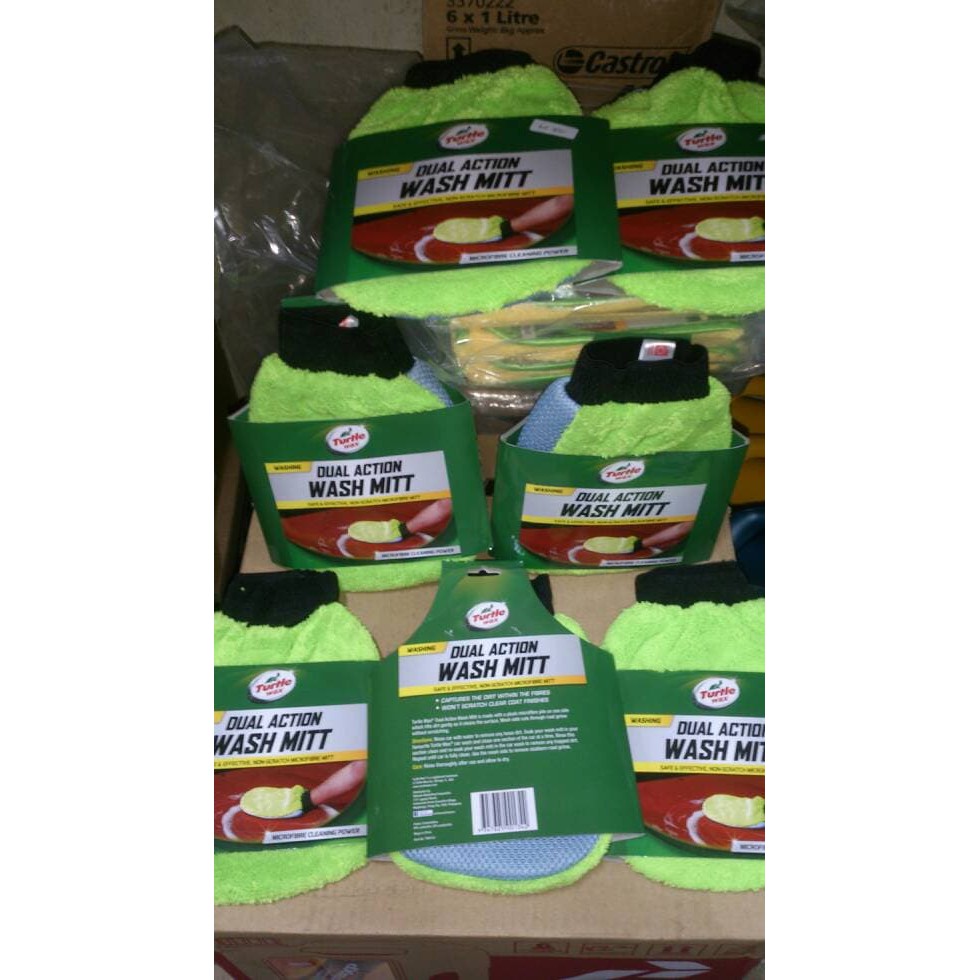 Wax Mobil - Wash Mobil - Ac Cleaner Mobil Turtle Wax Dual Action Wash Mitt Produk Terbaik