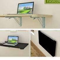 NEW--Meja lipat dinding meja kerja lipat meja laptop meja wfh meja dinding minimalis