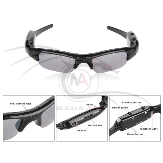 JUAL MURAH Kacamata Sport Spy ( Hidden Camera )