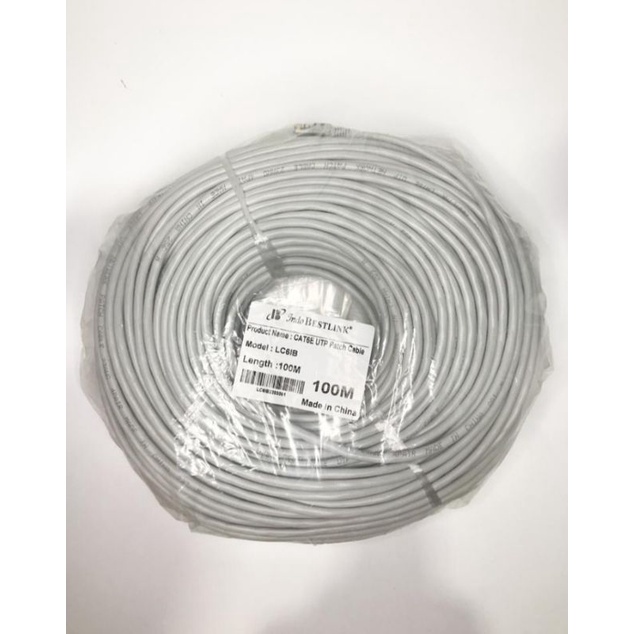 kabel lan cat 6 100meter / kabel lan cat 6 indobestlink 100meter