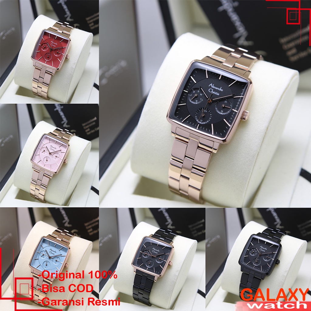 JAM TANGAN WANITA JAM TANGAN ORIGINAL ALEXANDER CHRISTIE WANITA ORIGINAL GARANSI RESMI 1 TAHUN JAM T