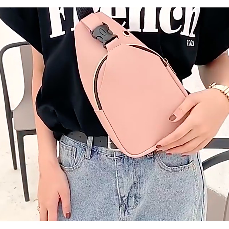 Amadela Story - Sling Bag Wanita, Bumbag Wanita Sling Bag Pria Tas Selempang Wanita