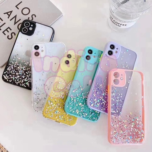 IN767 SOFTCASE CASE CASING FUZE CANDY MOTIF STAR GLITTER BLING BLING SAMSUNG M02S M11 M12