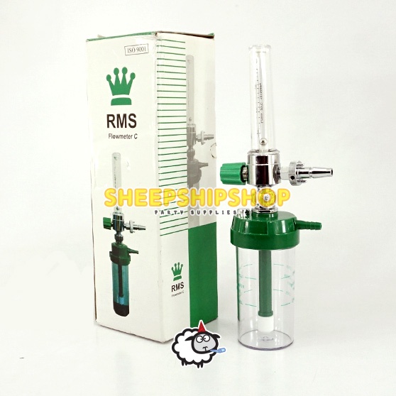 ( FLOWMETER C ) Regulator Oksigen RS / Regulator O2 Dinding RMS Colok Flowmeter