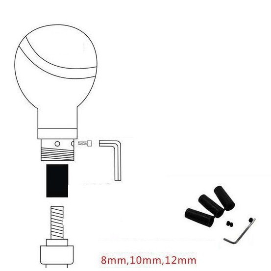 MOMO MANUAL Shift Gear KNOP KULIT Pegangan Tuas Pemindah GIGI MOBIL