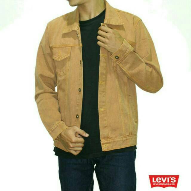 Jaket Jeans Coklat Levis