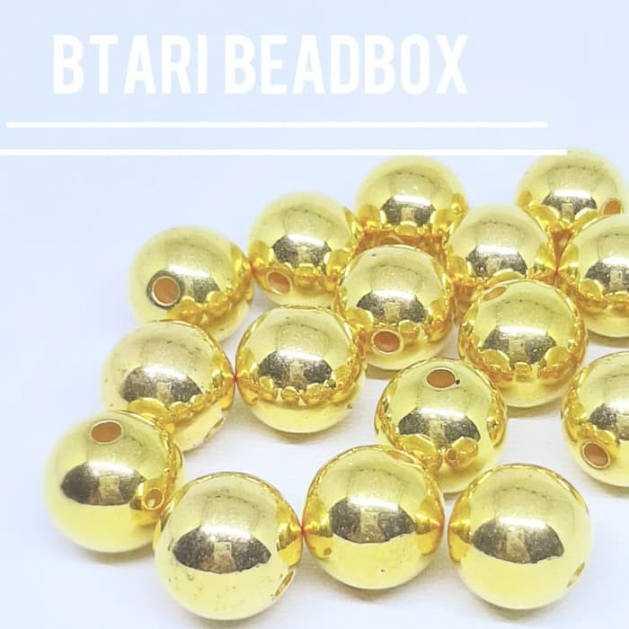 

50 gr Manik Bola emas CCB 14 mm Bahan kraft