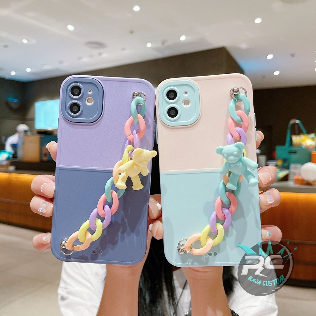 CASE FYP RANTAI BONEKA MACARON PROCAMERA OPPO VIVO SAMSUNG REALME XIAOMI IPHONE INFINIX ALL TYPE RJ6