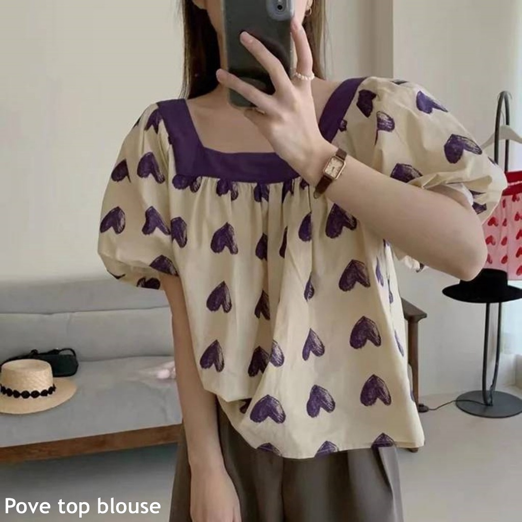 Pove top blouse - Thejanclothes