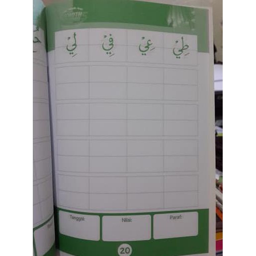 Buku Anak Cakap Menulis Arab Khoth Naskhi 1 Set 5 Jilid