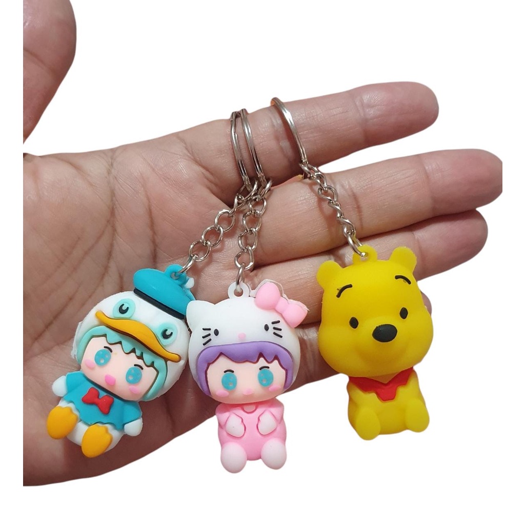 Gantungan Kunci Karakter Rabbit Murah Keychain Ring Berkualitas