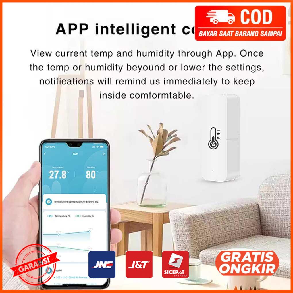 Smart Temperature and Humidity Sensor Real Time WiFi TY 03