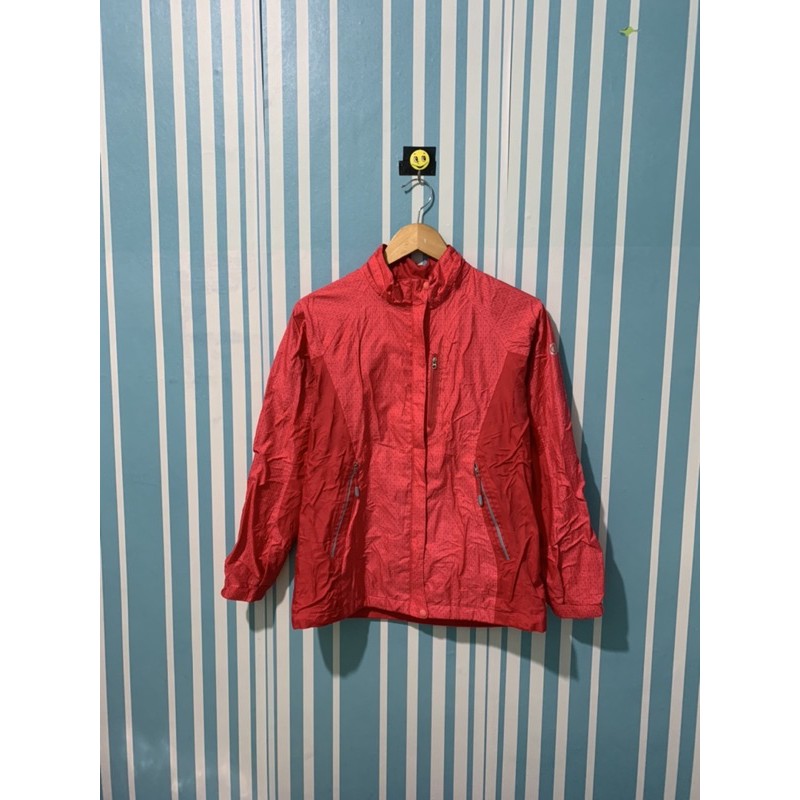 Crocodile Ladies Merah Jaket track training jaket Sepeda jaket running jaket Windbreaker Thrift