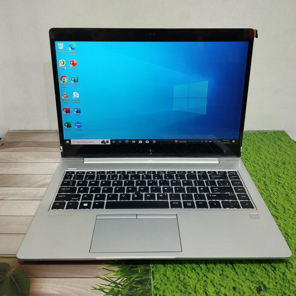 Laptop HP Elitebook 840 G4 Core i5 gen 8 RAM 8GB SSD 256GB Layar Sentuh IPS FHD