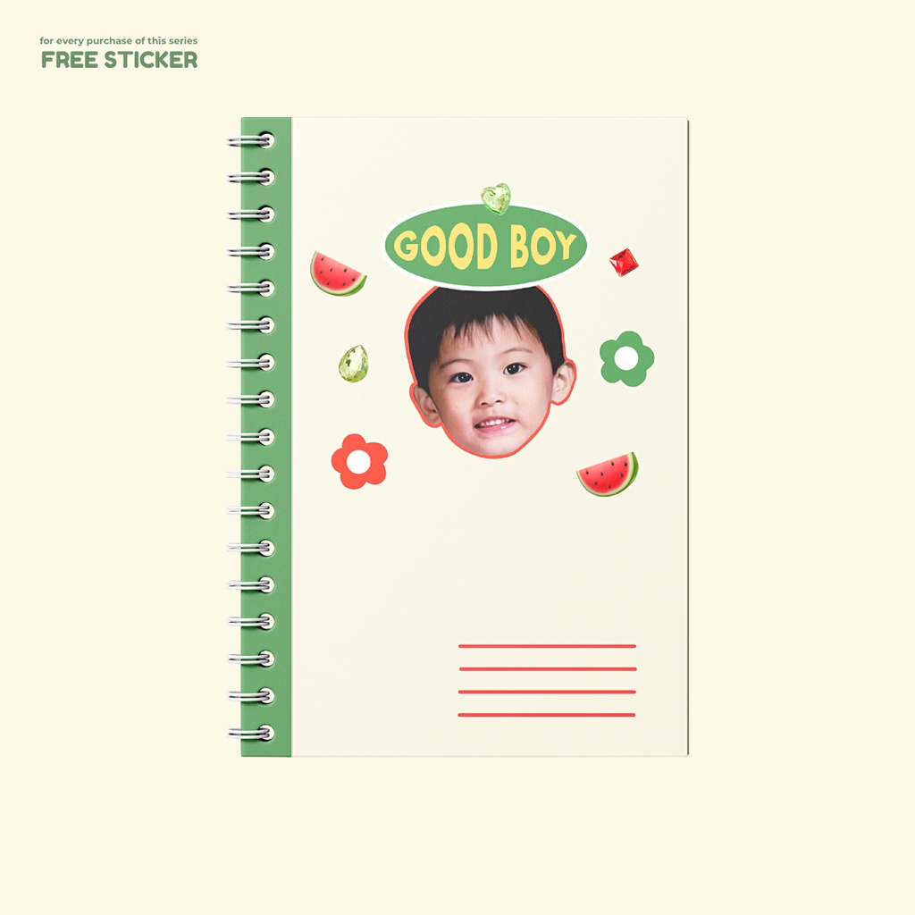 

Pastel Series 3 Kpop Korea - Notebook Planner Journal ( Custom Foto )