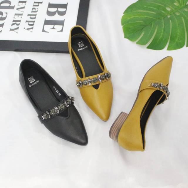 2cm Heels Import B115 29 Heels Rendah  Sandal  Cantik 