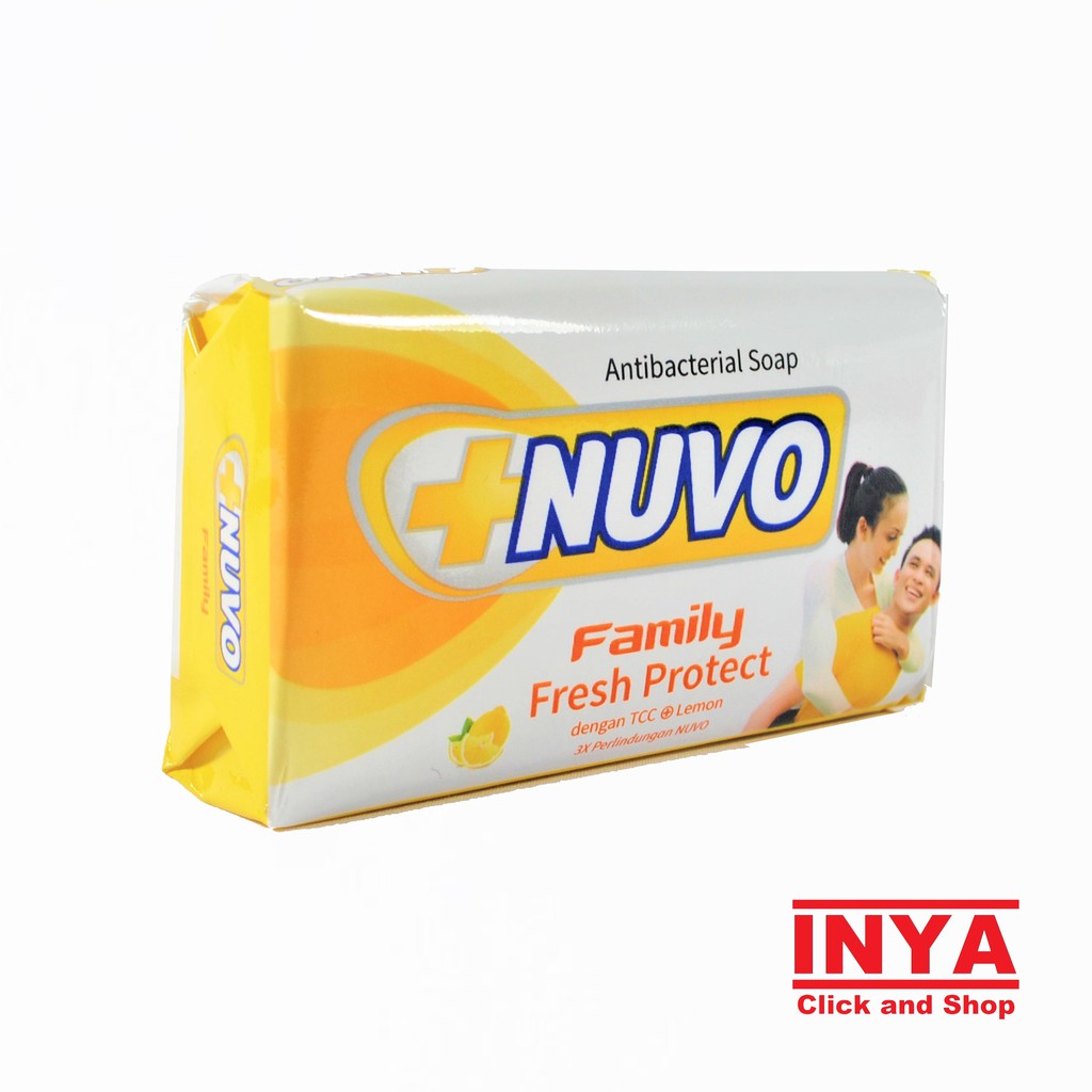 NUVO FAMILY FRESH PROTECT ANTIBACTERIAL SOAP 76gr - Sabun Batang