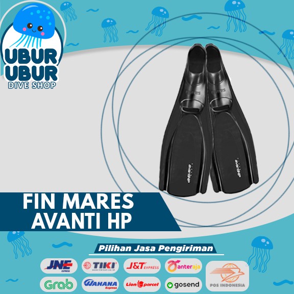 Fin Mares Full Foot AVANTI HP - Kaki Katak Selam/ Fin Selam/Fin Diving Snorkeling