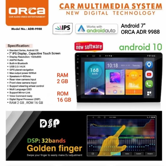 Headunit Doubledin Android Orca 7 Inchi Head Unit Android Orca