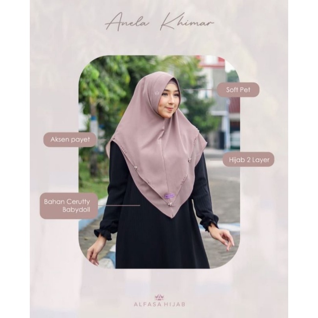ANELA KHIMAR, KHIMAR PAYET, KHIMAR SIMPEL, KHIMAR ANAK MUDA, KHIMAR ALFASA, ALFASA HIJAB