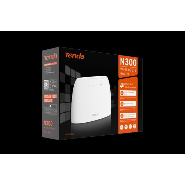 Tenda 4G03 N300 Wi-Fi 4G LTE Router