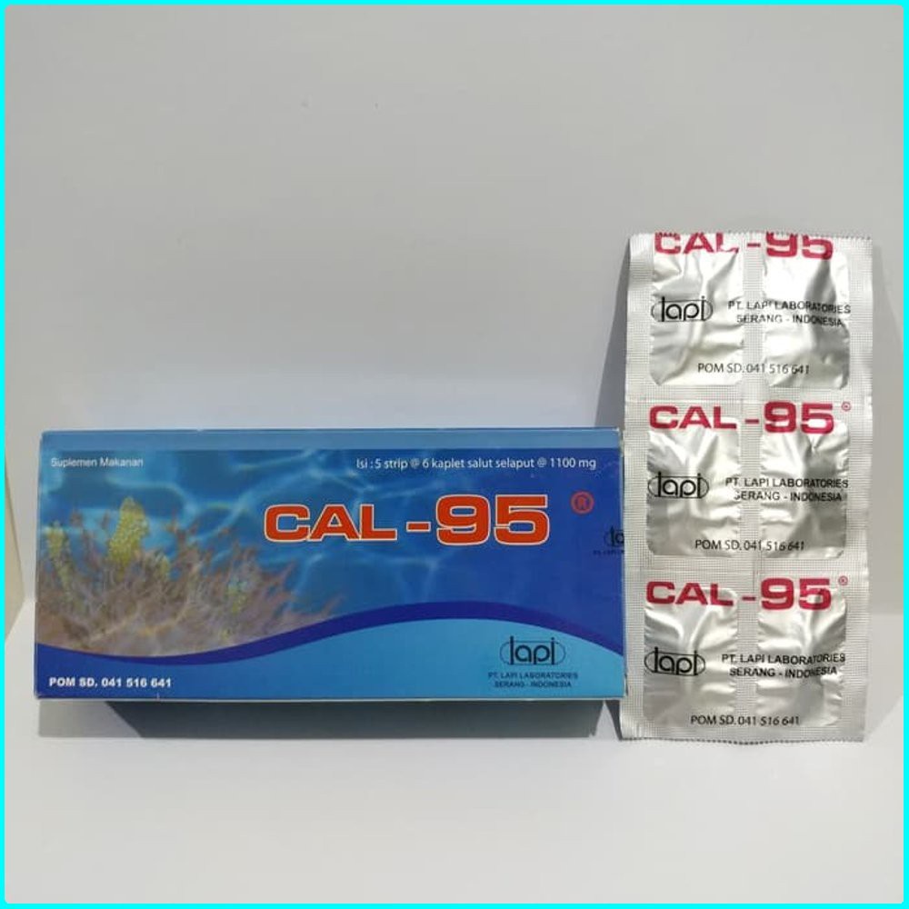 CAL 95 SUPLEMEN KESEHATAN BOX 5 STRIP 30 KAPLET / CAL - 95