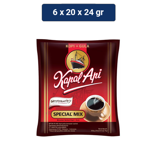 Kapal Api Special MIX (BAG, 6 X 20 X 24 GR) | Shopee Indonesia