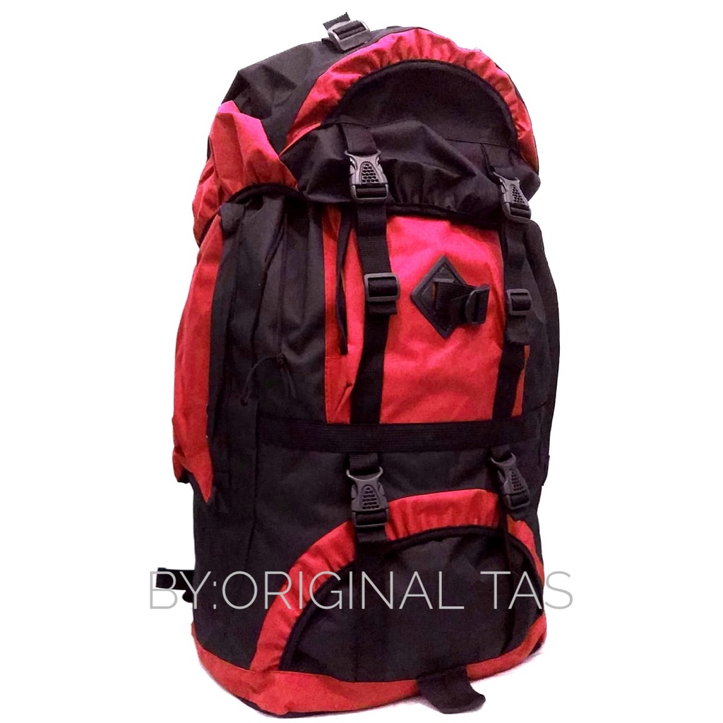 MUCHTASS - TAS GUNUNG (60L) TAS CARRIER TAS RANSEL PUNGGUNG KERIL TAS KEMPING
