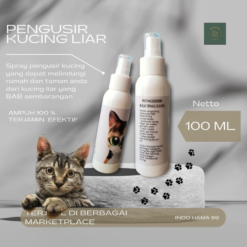 SPRAY PENCEGAH KUCING BUANG AIR SEMBARANGAN KEMASAN 100ML TAMPA MENYAKITI