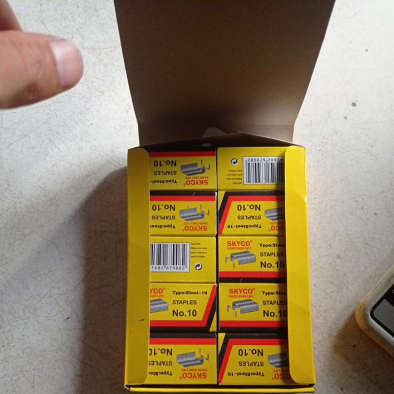 

isi staples skyco no 10 kecil 1box isi 20pack
