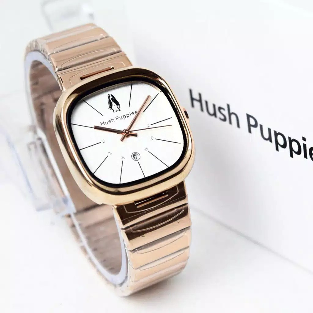 Grosir Jam Tangan Wanita Hush Puppies HP Tanggal Aktif Best Seller Gratis Ongkir