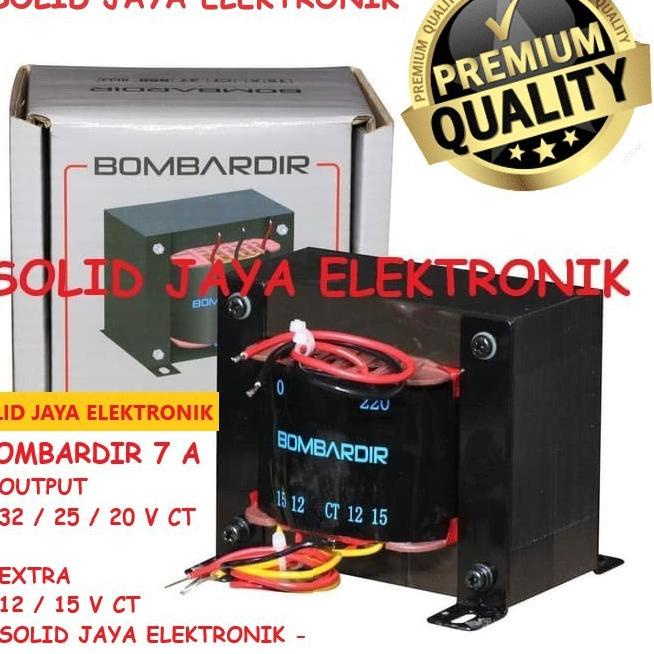 TRAFO 7A 32V 25V 20V CT MURNI TRAVO KOTAK BOMBARDIR EL 7 A 35 25 20 V AMPER 47 VOLT BELL BGR ASLI Te