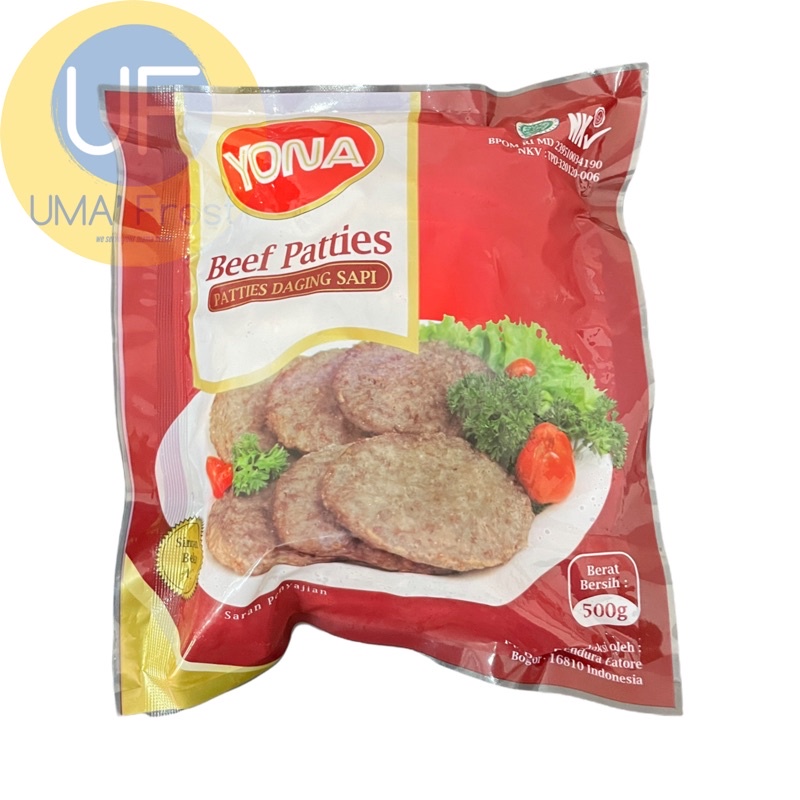 

YONA PATTIES DAGING SAPI 500 GR