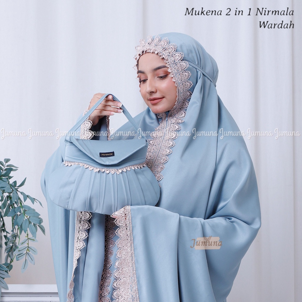 Jumuna - Mukena Dewasa 2in1 Nirmala Silk Premium