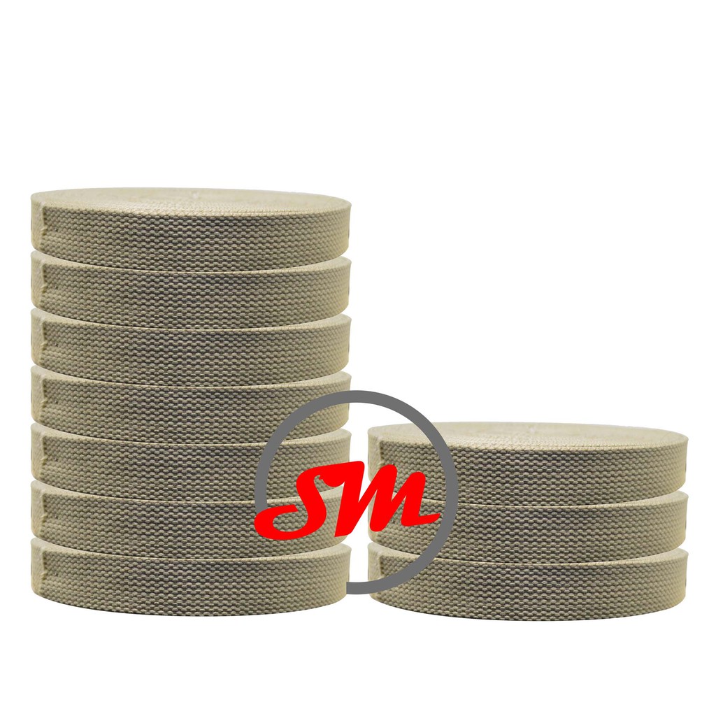 

TALI WEBBING KATUN UKURAN 2.5 CM COKLAT KHAKI KT 25 KHAKI