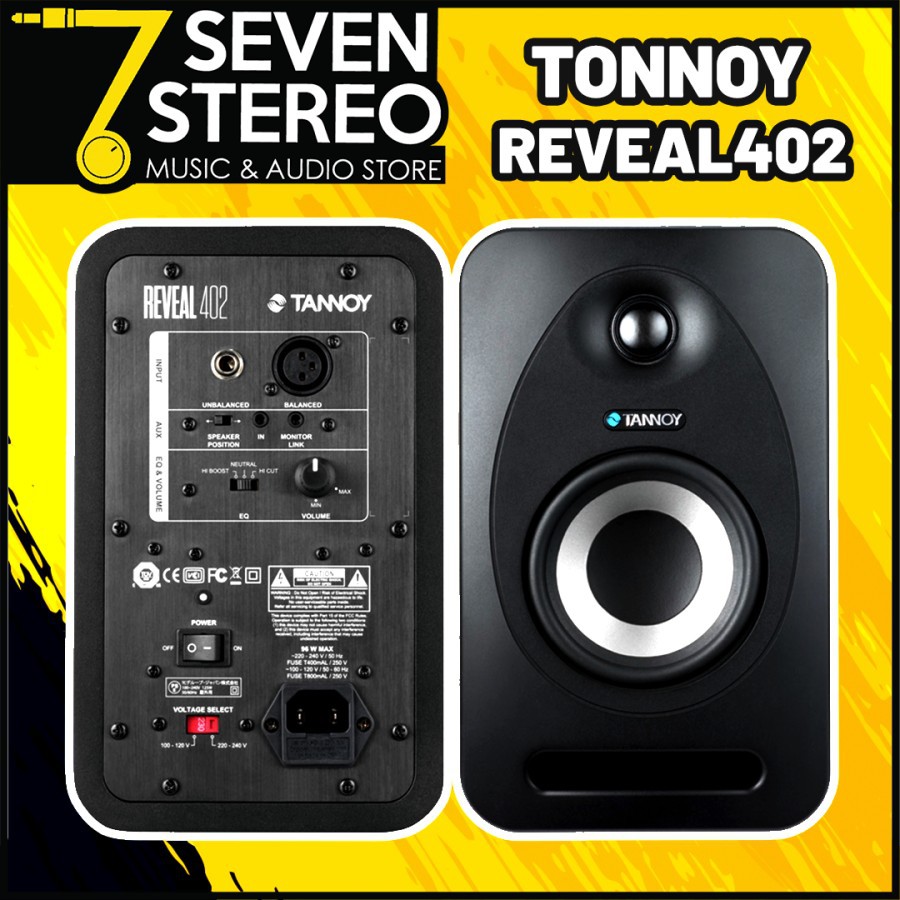 Tannoy Reveal 402 Studio Monitor Speaker Recording Studio