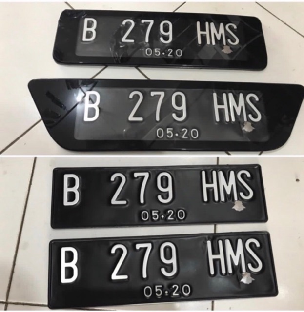 Stiker plat Mobil Skotlet Mantul Cahaya + Logo Korlantas (tidak sampe 1000rp / pcs)